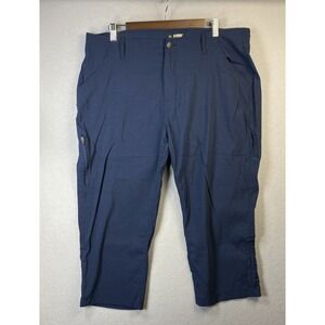 Khombu Capri Pants Women's Size Smal Stretch 5-Pocket 30x20 Vacation Lightweight